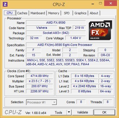 3. amd fx 9590 CPU