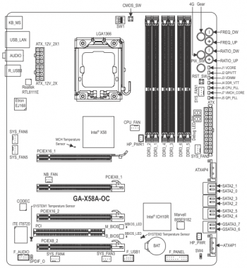 12 GA-X58A-OC schematic mainboard