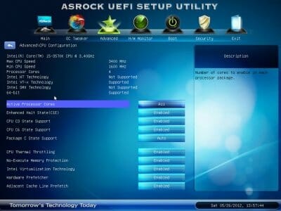 20 asrock active processor cores