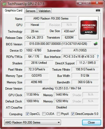 26 AMD Radeon R9 200 gpu
