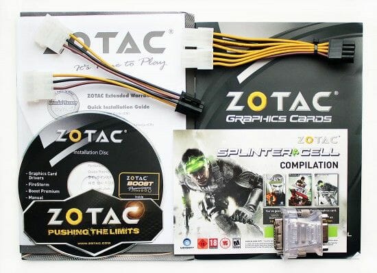 3 ZOTAC GeForce GTX 780 Ti accesories