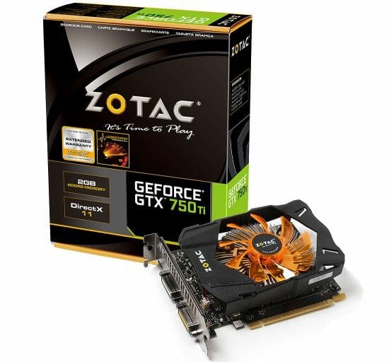33 GeForce GTX 750 Ti zotac