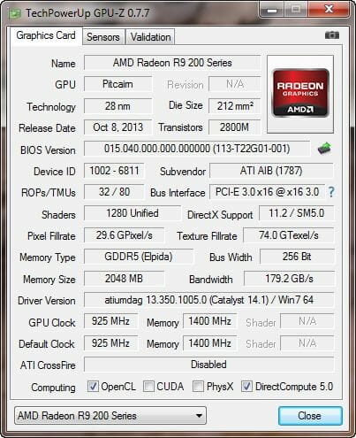 41 AMD Radeon R9 200 gpu