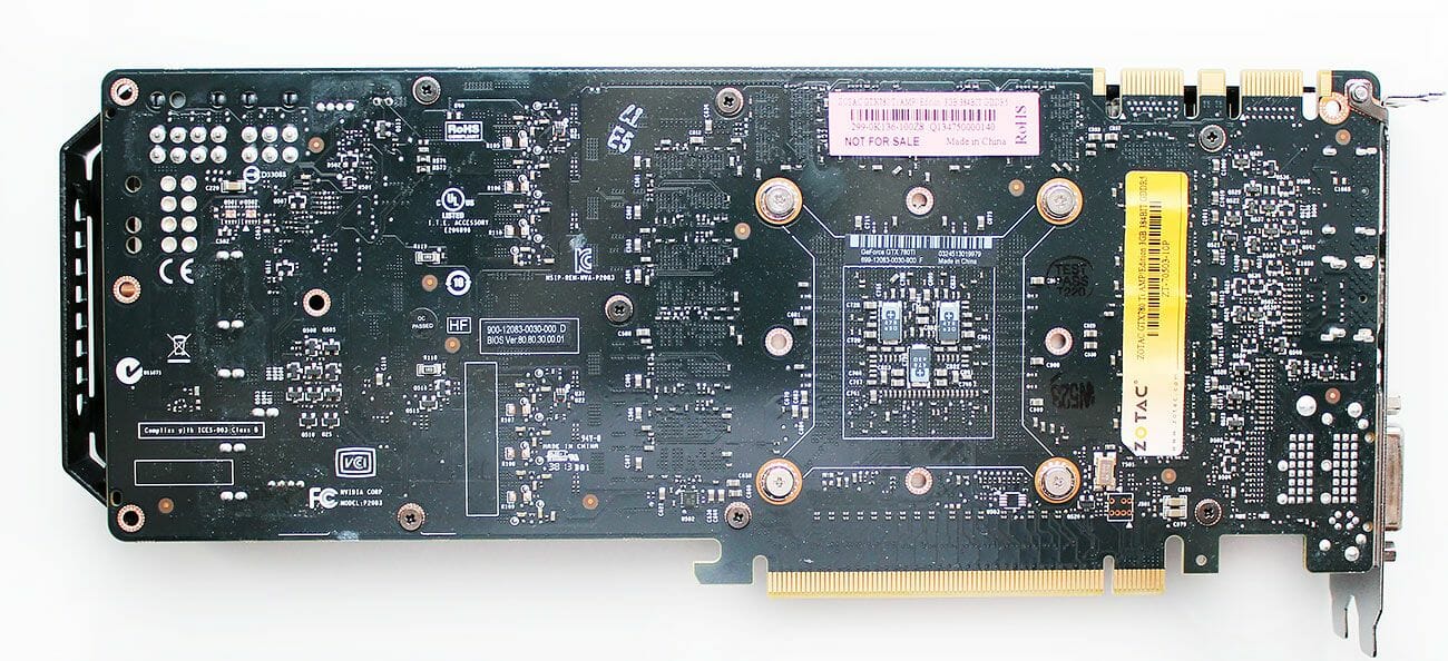 5 ZOTAC GeForce GTX 780 Ti pins
