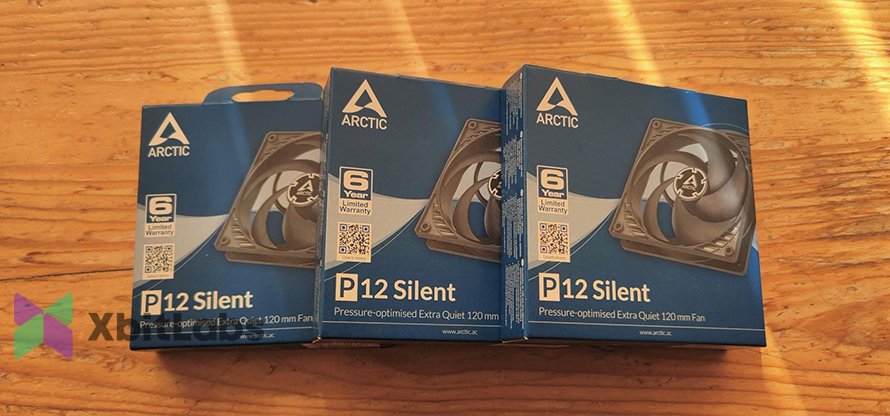 arctic p12 silent case fans packages