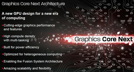 3 graphics cores next architecture
