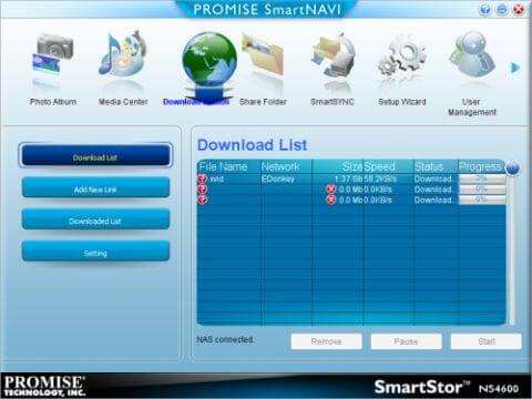11 smartstor ns4600 download list