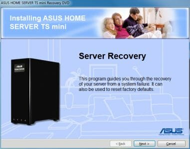 13 asus ts server recovery