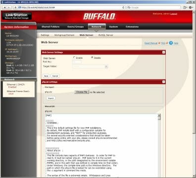 13 buffalo pro duo 2 web server