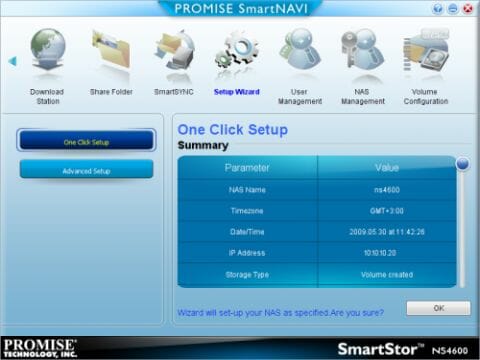 14 smartstor ns4600 one click setup