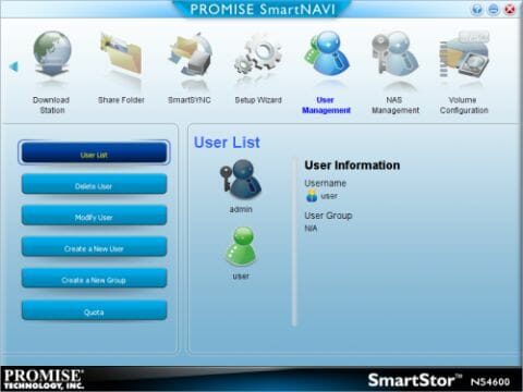 15 smartstor ns4600 user list