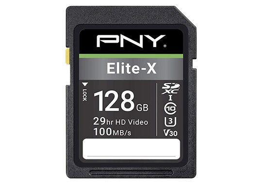 pny elite-x class 10 u3 v30 sdxc card