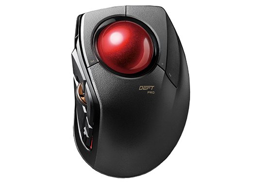elecom deft pro finger-operated trackball mouse