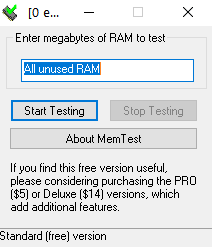 Testing RAM 4