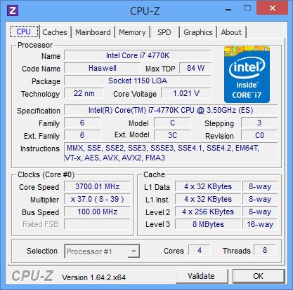 16 i7-4470K CPU