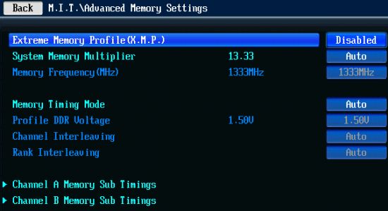 31 a88xm d3h extreme memory profile