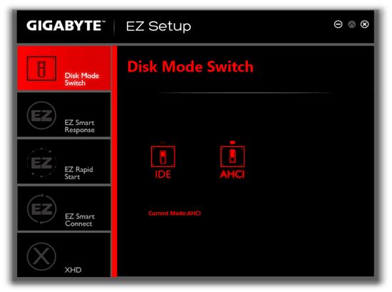 47 gigabyte disk mode switch