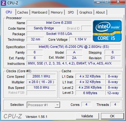 6 intel core i5 2300