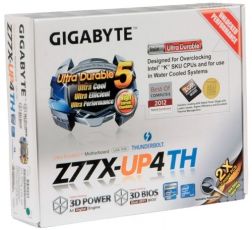12 Gigabyte GA-Z77X-UP4 TH packaging