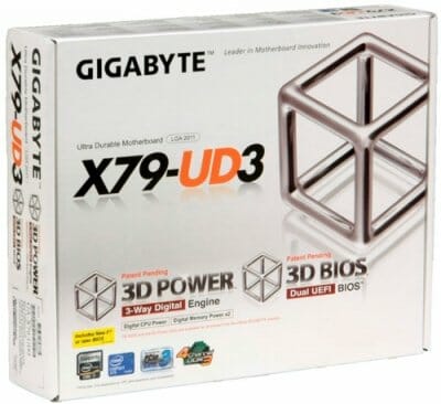 2 Gigabyte GA-X79-UD3 packaging
