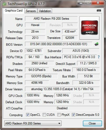 21 AMD Radeon R9 200 gpu
