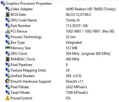 25 graphics processor properties