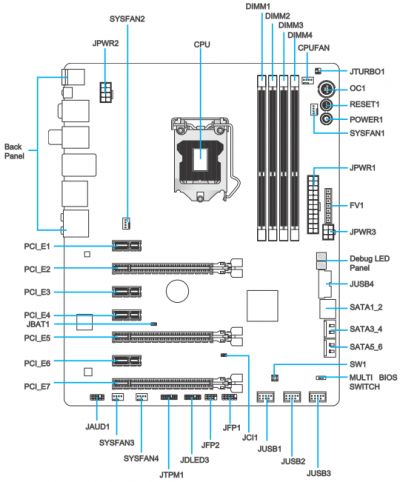 8 Z77 MPOWER schematic mainboard