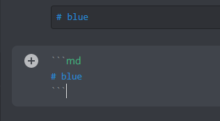 blue text in discord