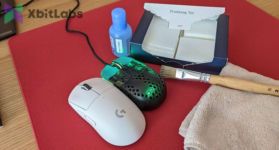 cleaning a gaming mouse tools