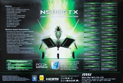 4 n580gtx lightning xtreme edition features
