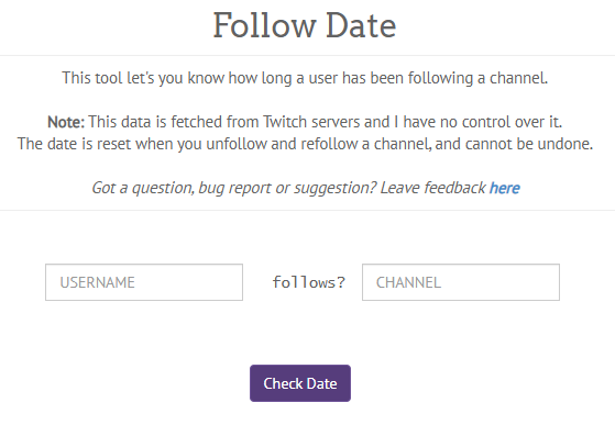 follow date twitch tool