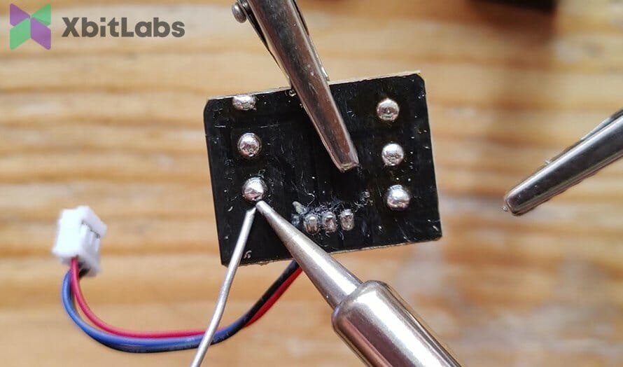 using soldering wire