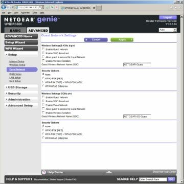 12 netgear wndr3800 guest network settings