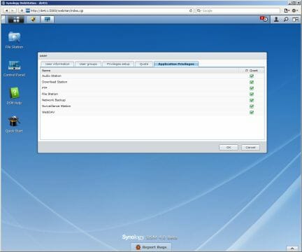15 synology ds411 application privileges