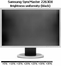 18 syncmaster 2263dx brightness uniformity