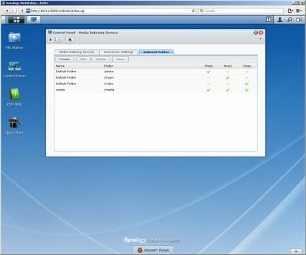 27 synology ds411 media indexing service