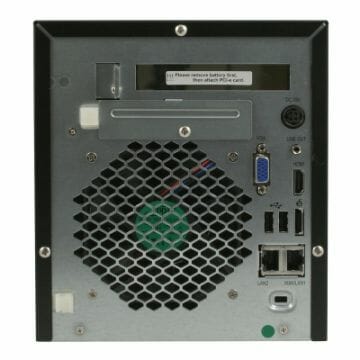 4 thecus n4800 back panel