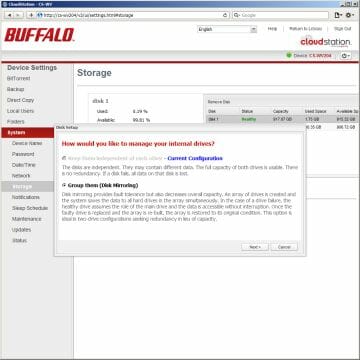 6 buffalo cloudstation pro internal drives
