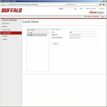 7 buffalo pro local users