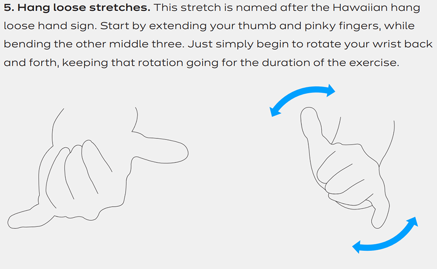 hang loose stretches