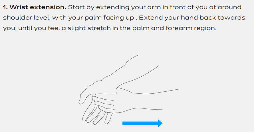 wrist extension