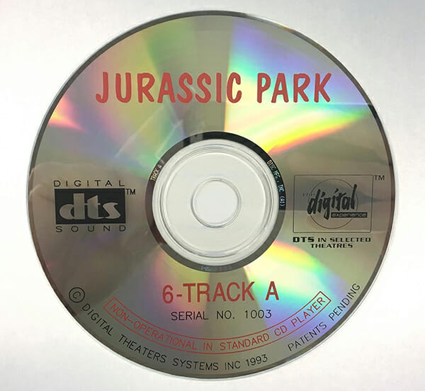 jurassic park dts disk