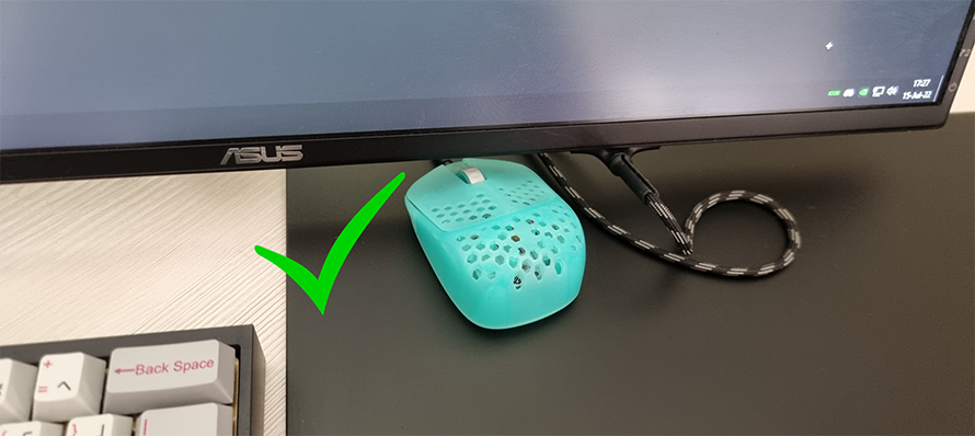 mouse and monitor