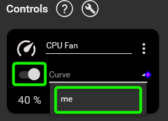 cpu fan controls