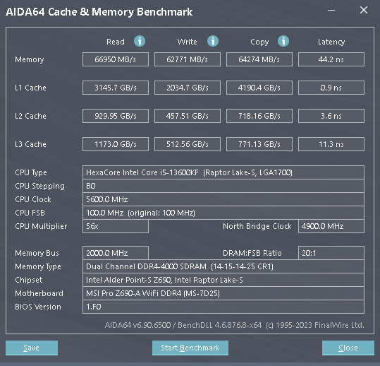 aida64 ram benchmarks